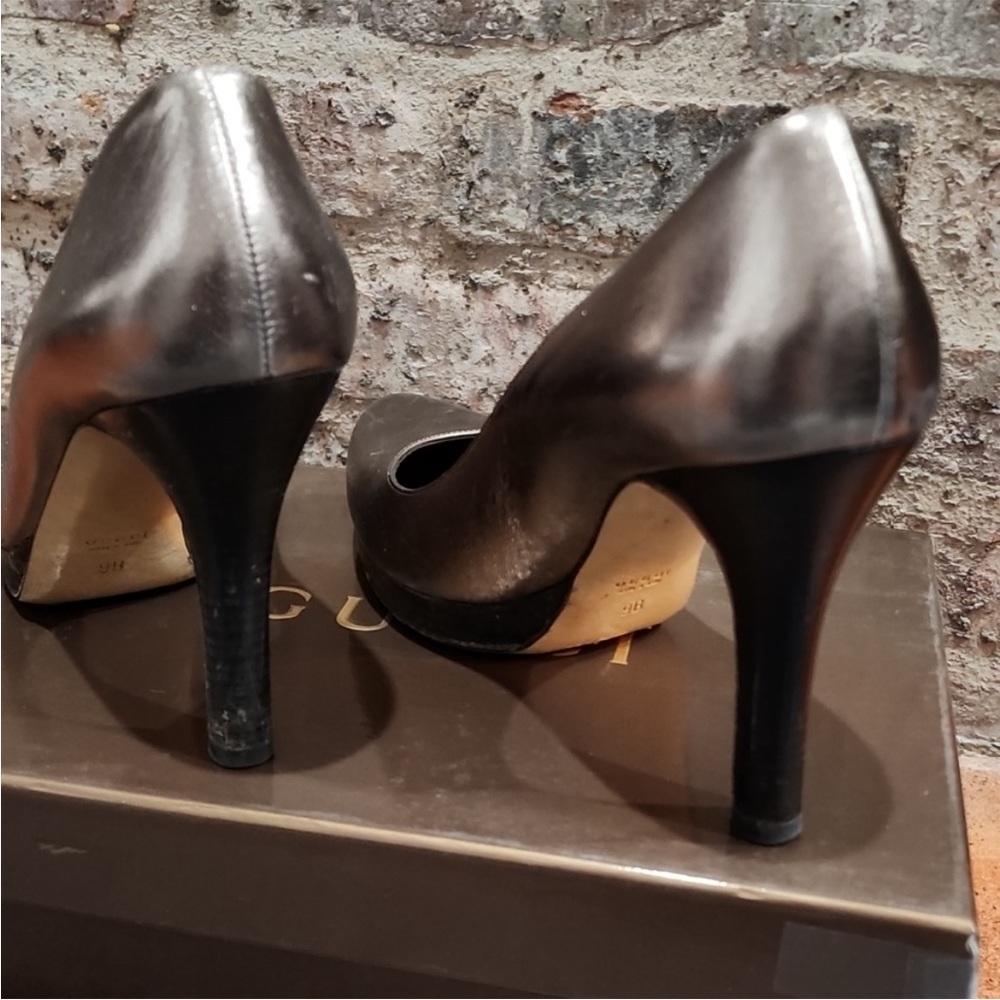 Gucci Silver Women's Heels - Picture 2 of 6